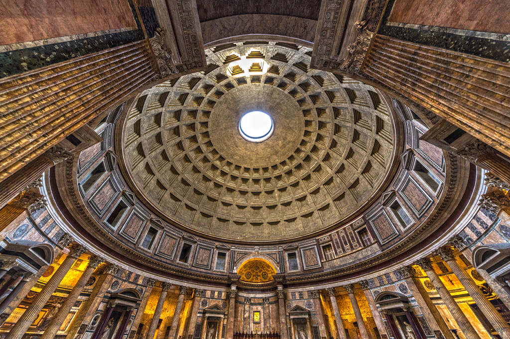 The Pantheon in Rome Italy