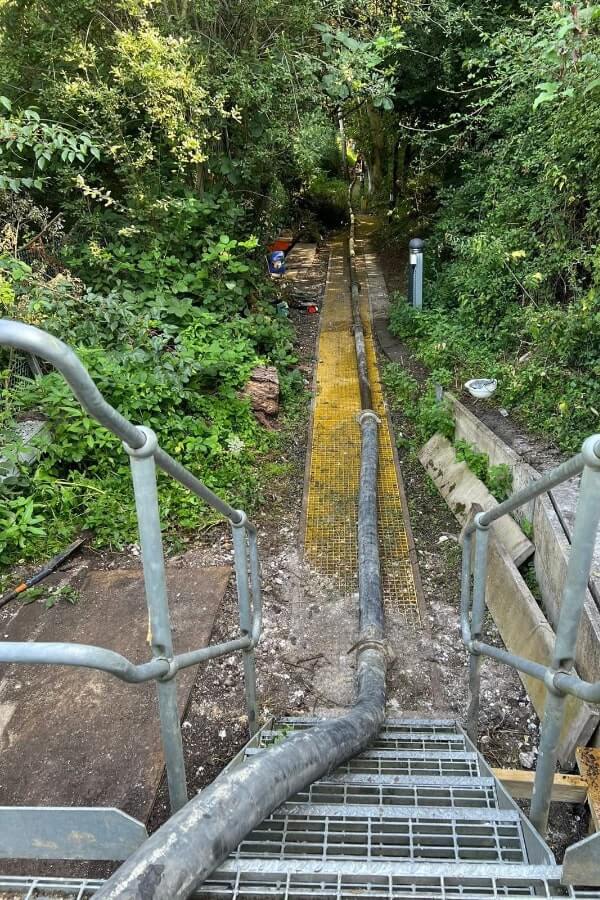 2 Brothers Concrete 180m of Pipeline