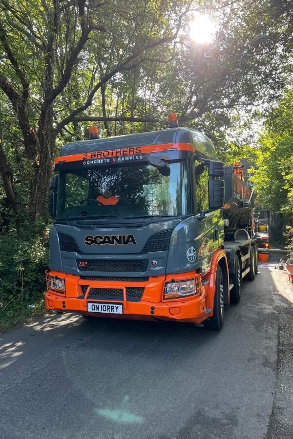 2 Brothers Concrete Pumping Truck Winchester