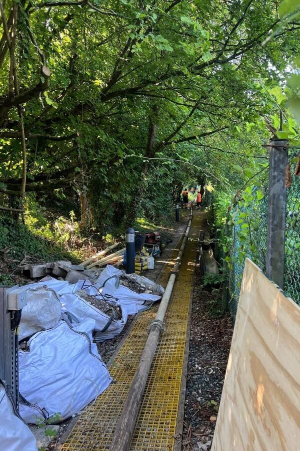 2 Brothers Concrete Pipeline for SWR in Winchester