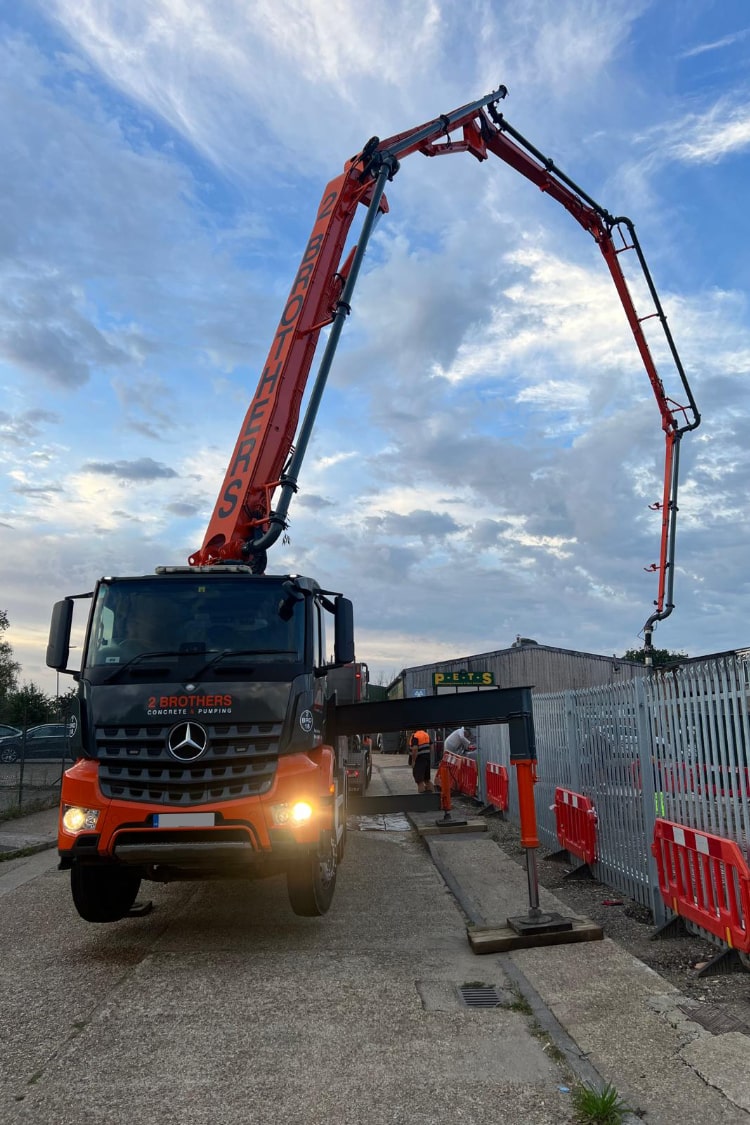 Concrete Pumping for New Build in Salisbury